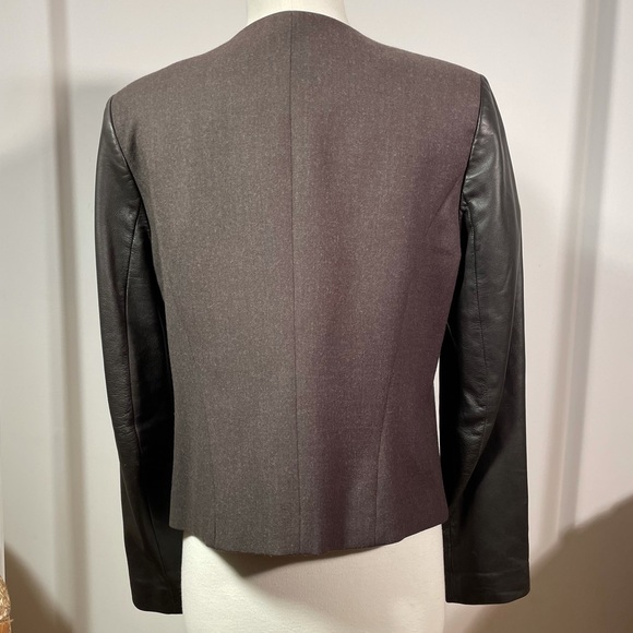 Judith & Charles Wool and Lamb Leather Jacket - Picture 3 of 6